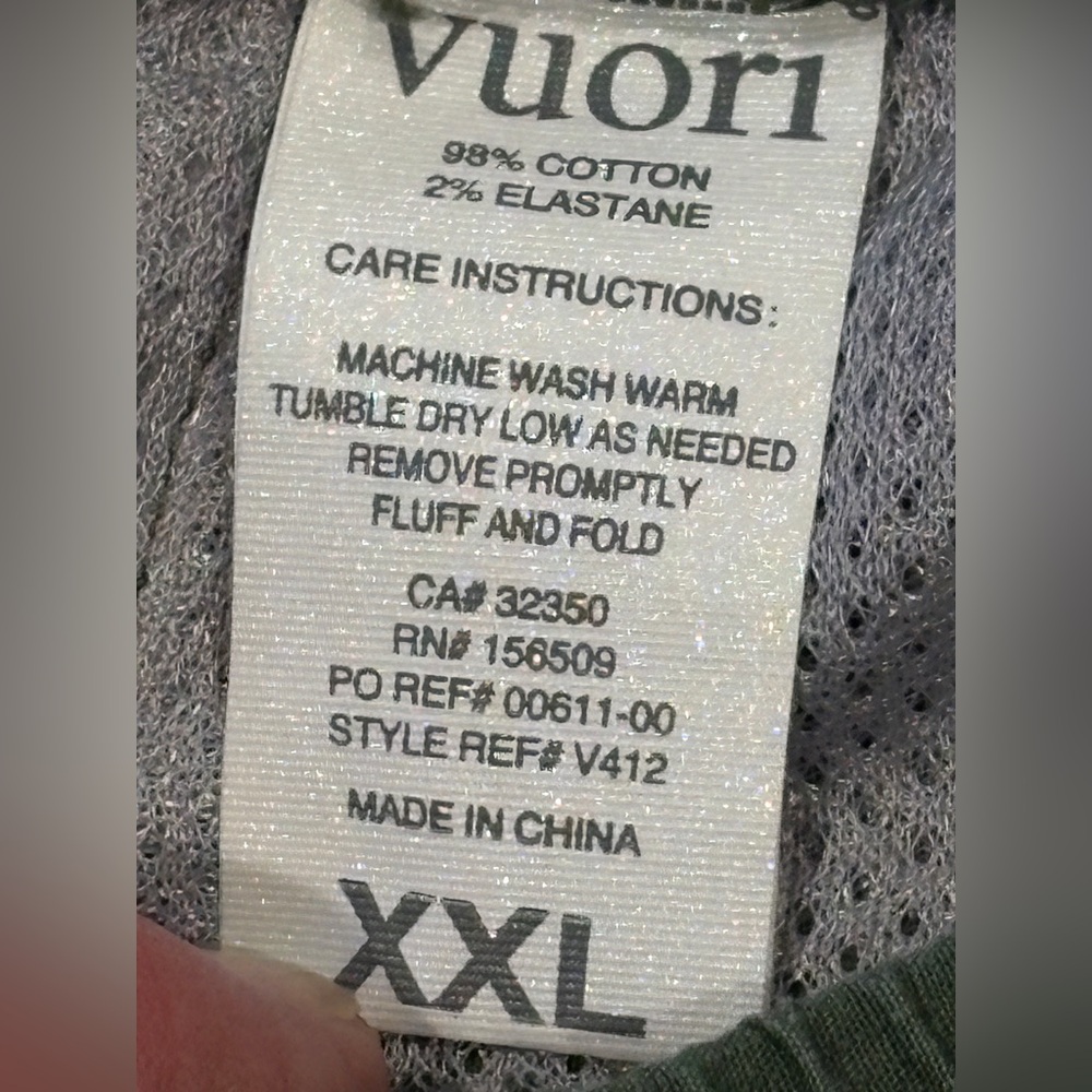 Vuori Men’s Ripstop Climber Pants, XXL, Organic Cotton, Stretch, Like New!! - Picture 6 of 8